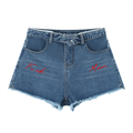 Fuck Men Denim Shorts