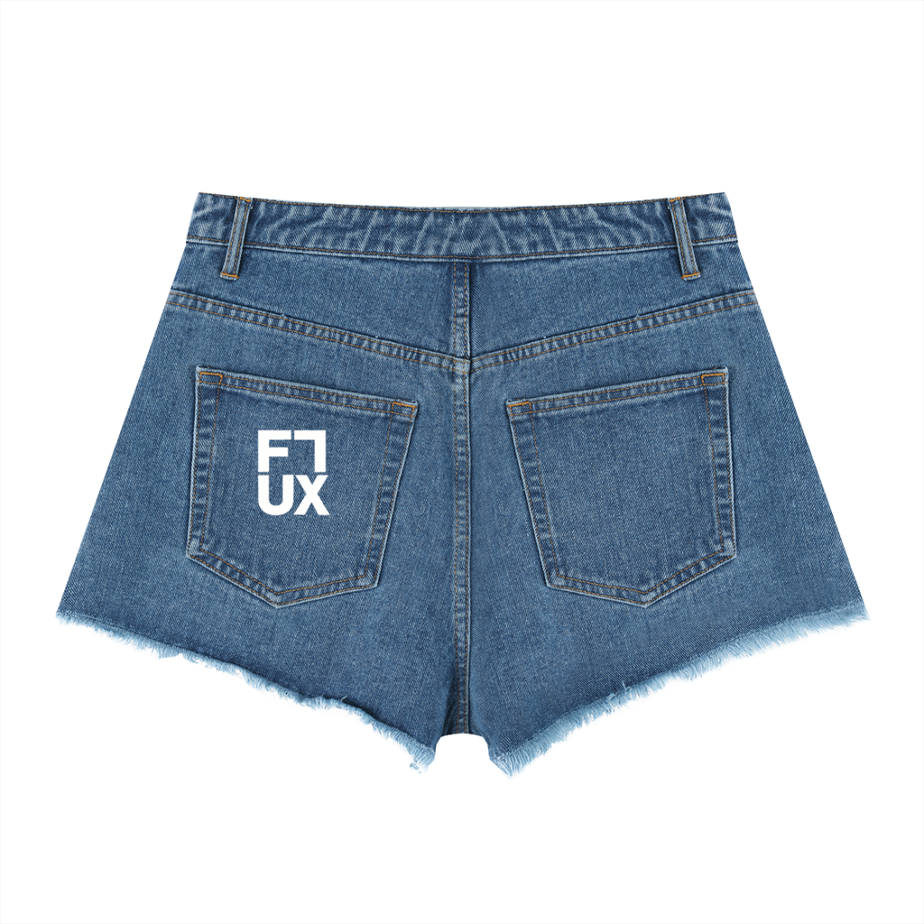 Fuck Men Denim Shorts